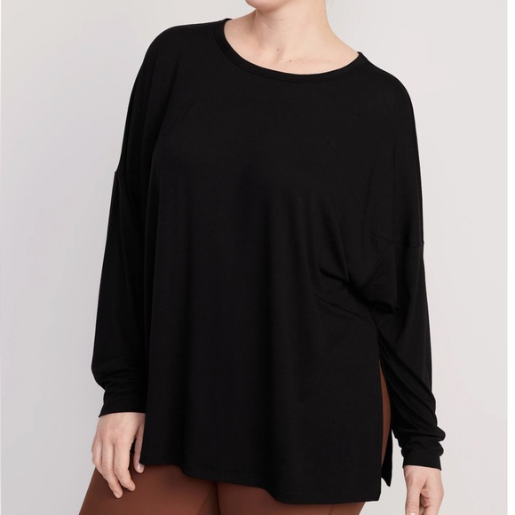 Old Navy Active Ultralite Long Sleeve Tunic Tee - Picture 1 of 7